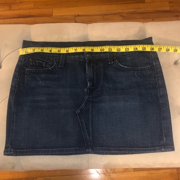 7 For all Mankind denim skirt - Picture 2 of 6